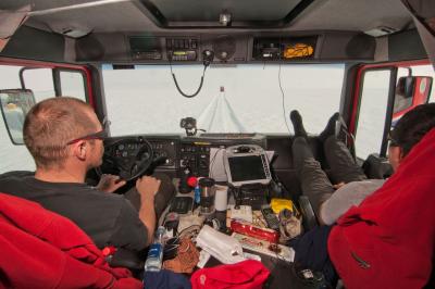 Quantarctica on myös käyttökelpoinen navigoitaessa Etelämantereen jäätiköillä, kiitos GPS-paikannusvalmiuksien  QGISissä.