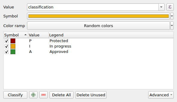 QgsCategorizedSymbolRendererWidget