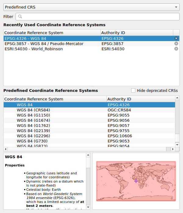 QgsCrsSelectionWidget