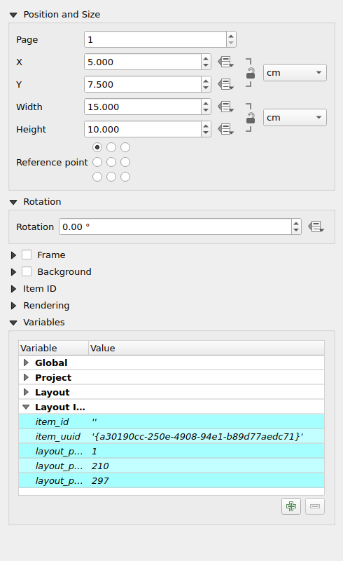 QgsLayoutItemPropertiesWidget