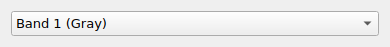 QgsRasterBandComboBox in the collapsed state