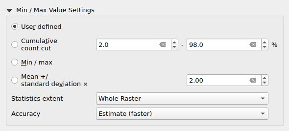 QgsRasterMinMaxWidget