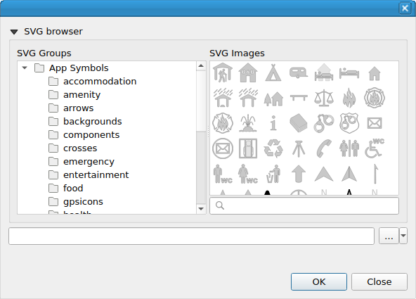 QgsSvgSelectorDialog