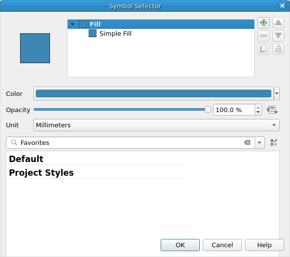 QgsSymbolSelectorDialog
